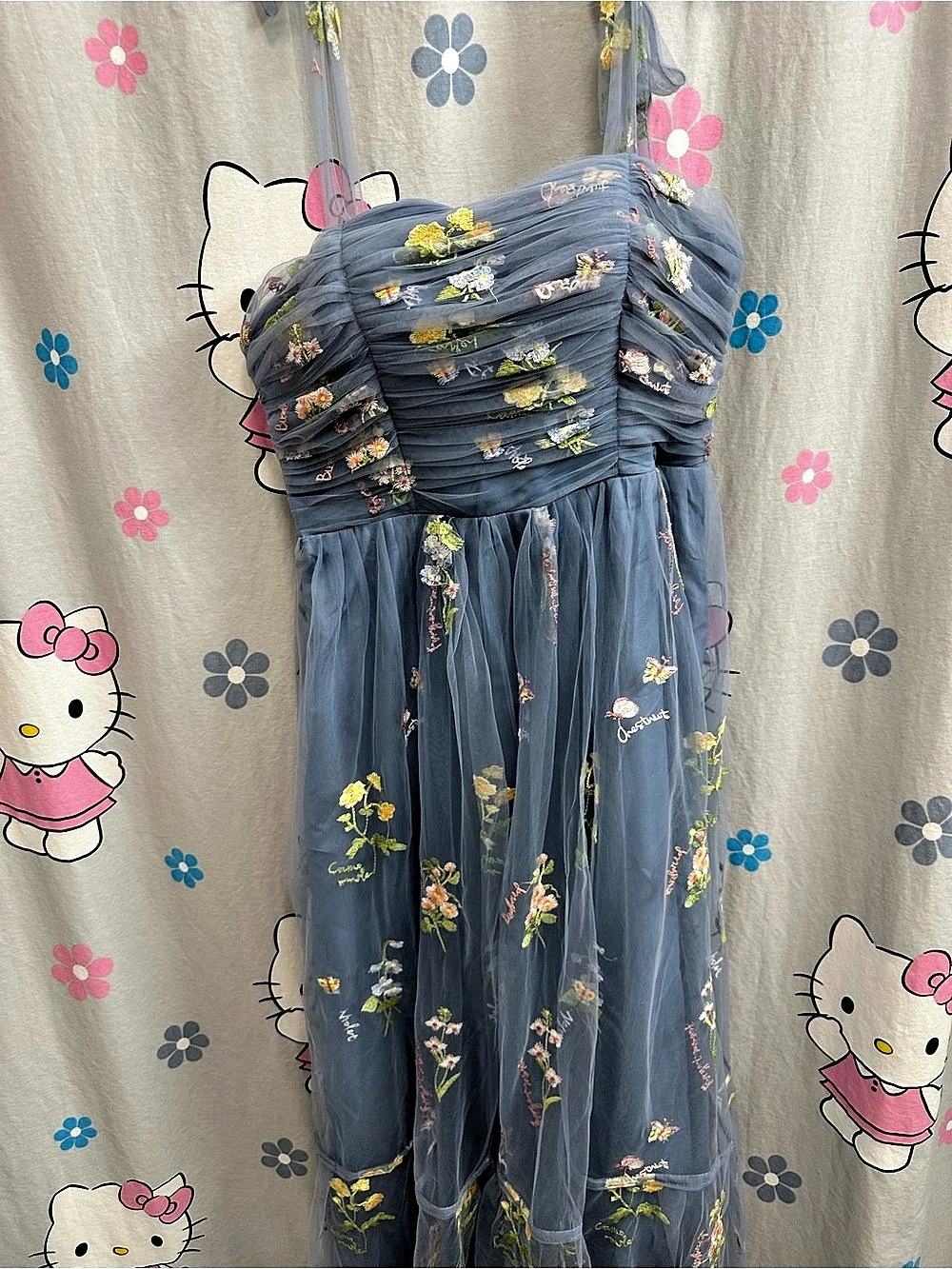 Althea Elegant Dress in Blue